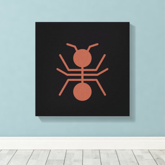 Ant Wrapped Canvas Afdruk (Insitu (Houten vloer))