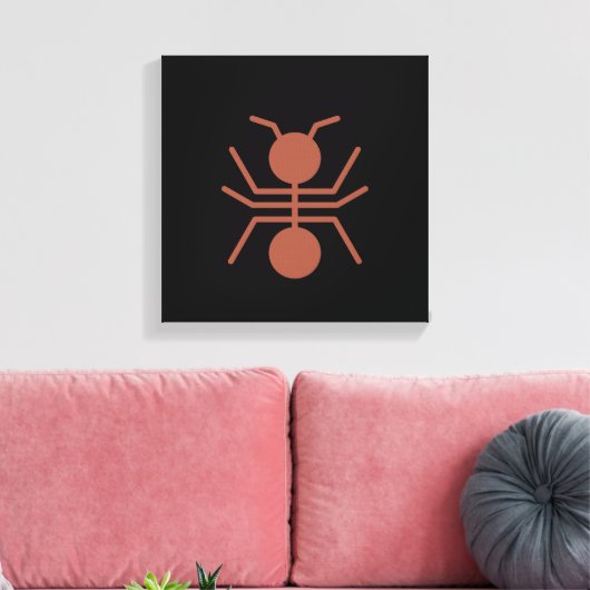 Ant Wrapped Canvas Afdruk (Insitu (Woonkamer))
