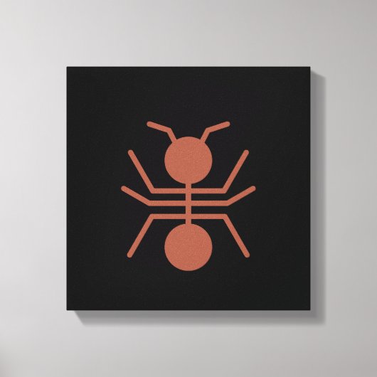 Ant Wrapped Canvas Afdruk (Voorkant)