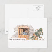 Ant zend sprinkhaan op zijn weg briefkaart (Voorkant / Achterkant)