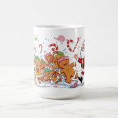 anta and Gingerbread Dance Christmas Mug Koffiemok (Center)