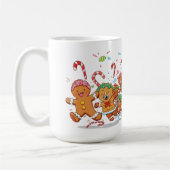 anta and Gingerbread Dance Christmas Mug Koffiemok (Links)