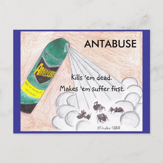 ANTABUSE BRIEFKAART (Voorkant)