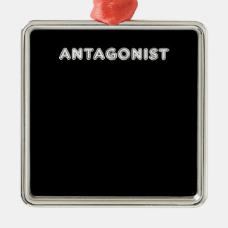 Antagonist Mannen Vrouwen Schurk Film Acteren. Metalen Ornament