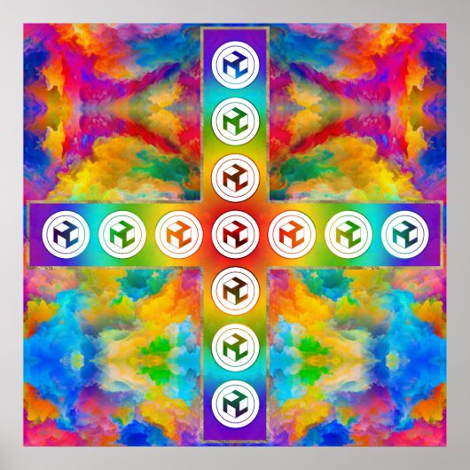 Antahkarana Cross - Male Antahkarana Poster (Voorkant)