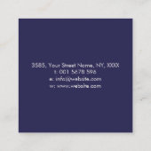 Antahkarana in de Lager van Leven Vierkante Visitekaartje (Achterkant)