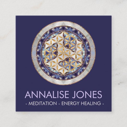 Antahkarana in de Lager van Leven Vierkante Visitekaartje (Voorkant)