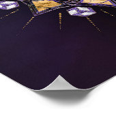 Antahkarana in het Sacred Geometry Ornament Poster (Hoek)