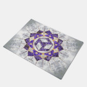 Antahkarana in Lotus Mandala-Amethyst en Pearl Deurmat (Schuin)