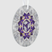 Antahkarana in Lotus Mandala-Amethyst en Pearl Ornament (voorkant)