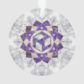 Antahkarana in Lotus Mandala-Amethyst en Pearl Ornament (achterkant)