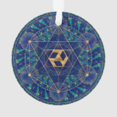 Antahkarana in Sacred Geometry Ornament (achterkant)