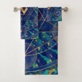 Antahkarana in Sacred Geometry Ornament Bad Handdoek (Insitu)