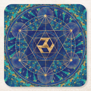 Antahkarana in Sacred Geometry Ornament Kartonnen Onderzetters