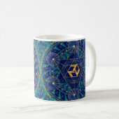 Antahkarana in Sacred Geometry Ornament Koffiemok (Voorkant rechts)