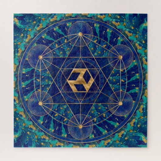 Antahkarana in Sacred Geometry Ornament Legpuzzel (Verticaal)