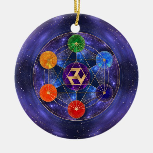 Antahkarana in Sacred Geometry Ornament - Nebula (Voorkant)