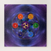Antahkarana in Sacred Geometry Ornament - Nebula Legpuzzel (Horizontaal)
