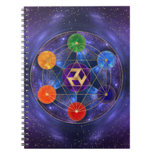 Antahkarana in Sacred Geometry Ornament - Nebula Notitieboek