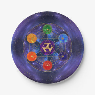 Antahkarana in Sacred Geometry Ornament - Nebula Papieren Bordje