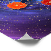 Antahkarana in Sacred Geometry Ornament - Nebula Poster (Hoek)