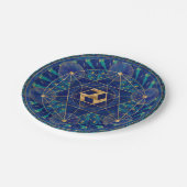Antahkarana in Sacred Geometry Ornament Papieren Bordje (Gekanteld)