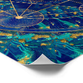 Antahkarana in Sacred Geometry Ornament Poster (Hoek)