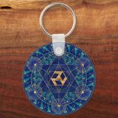 Antahkarana in Sacred Geometry Ornament Sleutelhanger (Voorkant)