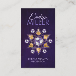 Antahkarana in Sacred Geometry Ornament Visitekaartje