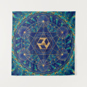 Antahkarana in Sacred Geometry Ornament Wandkleed (Voorkant)