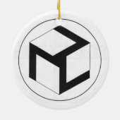 Antahkarana: Mannelijk en Vrouw Keramisch Ornament (Achterkant)