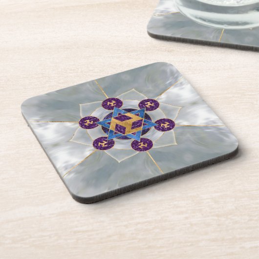 Antahkarana Ornament Bier Onderzetter (Linkerzijde)