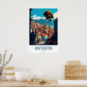 Antakya Vintage Reisposter Ski Nationaal Park Poster (Keuken)