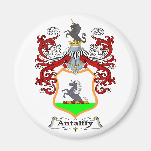 Antalffy Familie Hongaars Wapen Magneet (Voorkant)