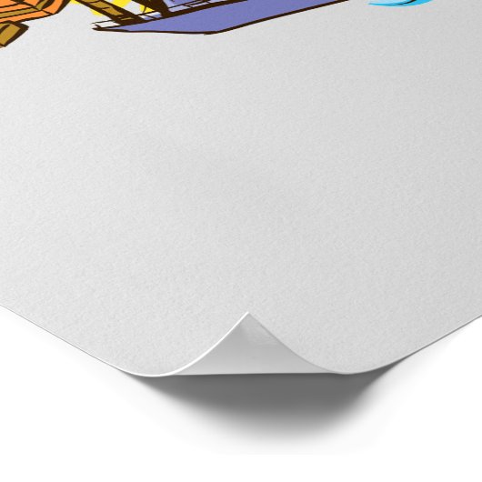 Antalya, beroemde stad Turkije Poster (Hoek)