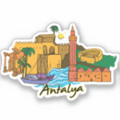 Antalya City Sticker (Voorkant)