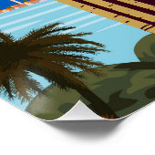 Antalya retro landmark poster (Hoek)