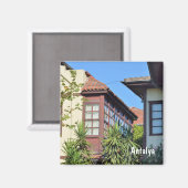 Antalya, Turkey Magnet (Voorkant / Achterkant)