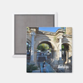 Antalya, Turkey Magnet (Voorkant / Achterkant)