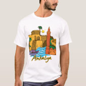 Antalya Turkey T-shirt (Voorkant)