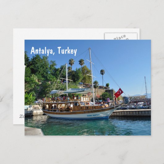 Antalya, Turkije Briefkaart (Voorkant / Achterkant)