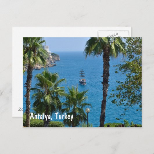 Antalya, Turkije Briefkaart (Voorkant / Achterkant)