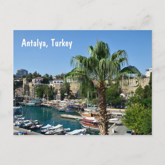 Antalya, Turkije Briefkaart (Voorkant)