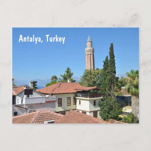 Antalya, Turkije Briefkaart (Voorkant)