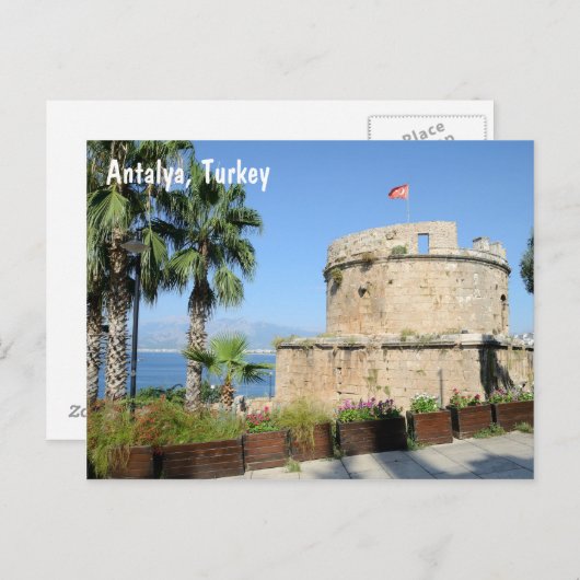 Antalya, Turkije Briefkaart (Voorkant / Achterkant)