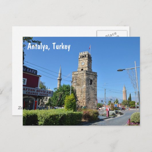 Antalya, Turkije Briefkaart (Voorkant / Achterkant)
