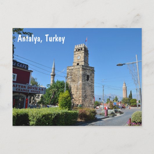 Antalya, Turkije Briefkaart (Voorkant)