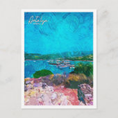 Antalya Turkije Mooi olieverflandschap Briefkaart (Voorkant)