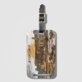 Antalya Turkije Oude Reis Bagagelabel (Voorkant (verticaal))