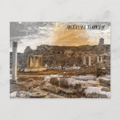 Antalya Turkije Oude reizen Briefkaart (Voorkant)